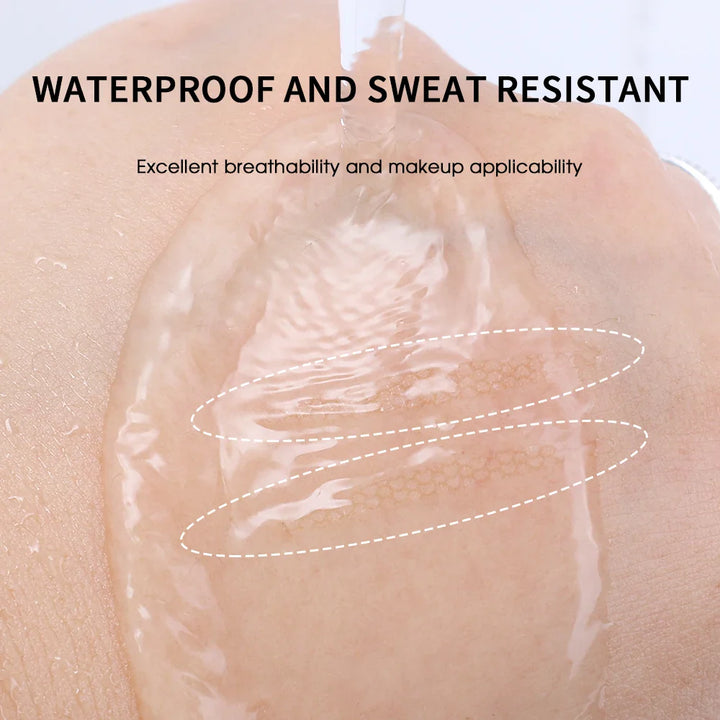 Rynx | Invisible Double Eyelid Patch Mesh Olive-shaped Eyelid Strips Self-adhesive Waterproof Sweat-resistant Natural Eyelifting Tape Makeup