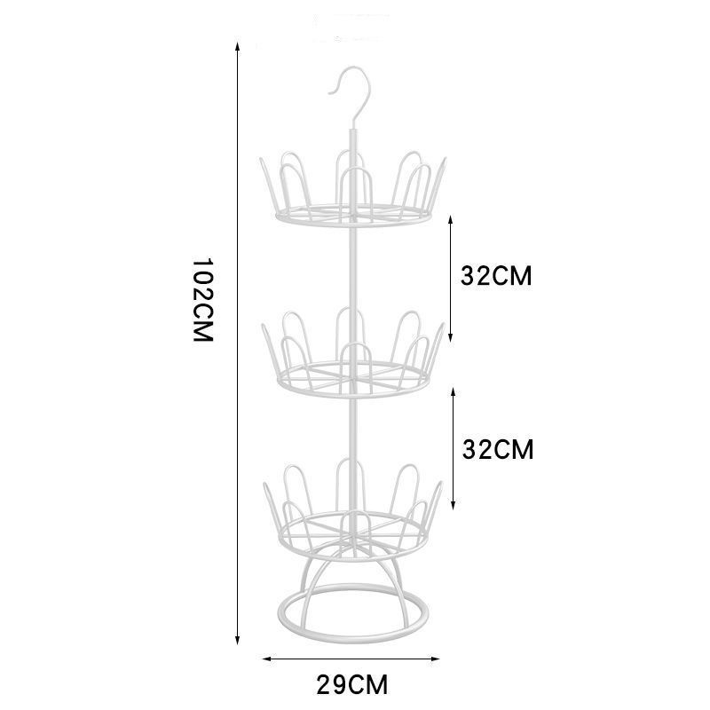 Lisslune | Circular Space Saving Shoe Rack Organizer