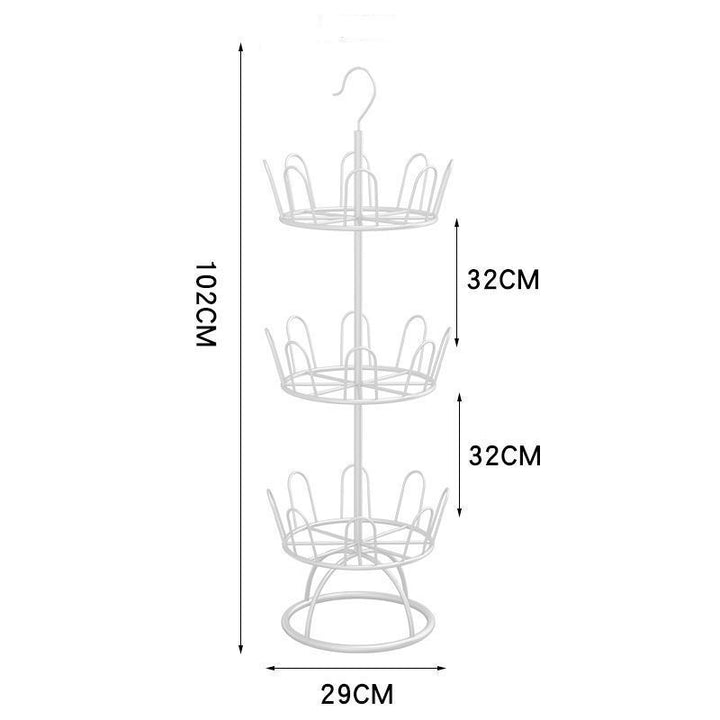 Lisslune | Circular Space Saving Shoe Rack Organizer