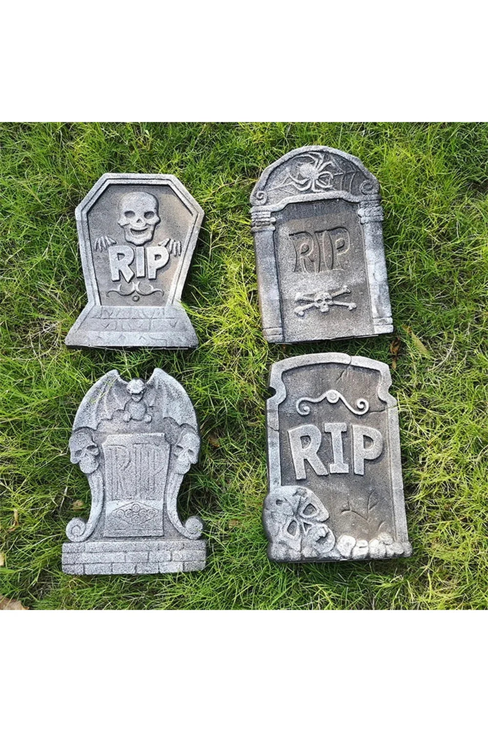 Lisslune | Skull RIP Garden Tombstone