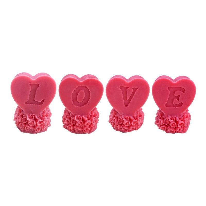 Lisslune | Rose Blossom Candles Craft Silicone Mold for Elegant DIY Creations