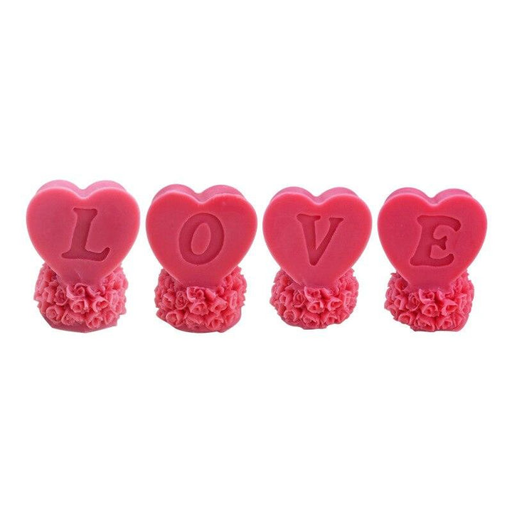 Lisslune | Rose Blossom Candles Craft Silicone Mold for Elegant DIY Creations