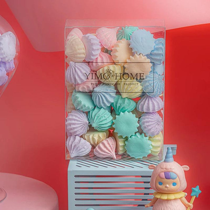 Lisslune | Playful 54-piece miniature candy meringue and sugar cookie collection for sweet decoration and photography