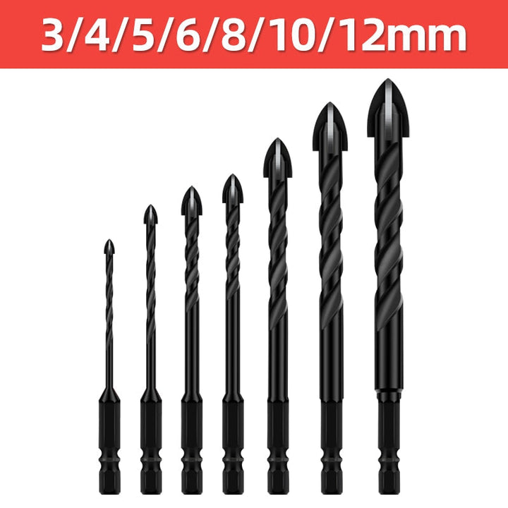 Lisslune | Heavy-Duty Mega Ultimate Cross Hex Drill Bit Set