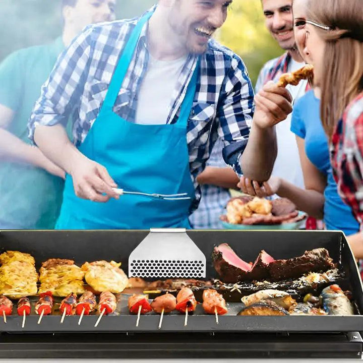 Lisslune | Heat-resistant Stainless Steel Grease Trap Block for Griddles and BBQ Grills