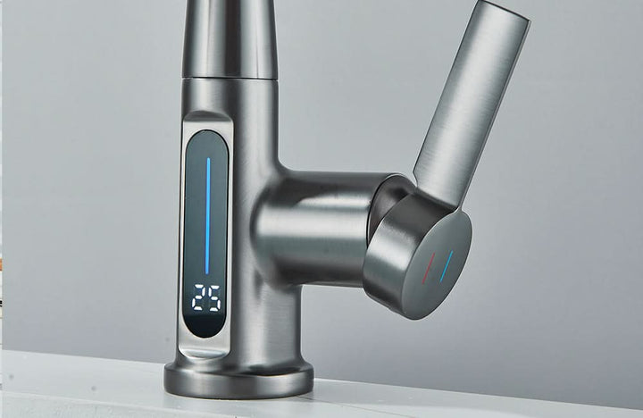 Lisslune | LUXOR - Modern digital washbasin tap