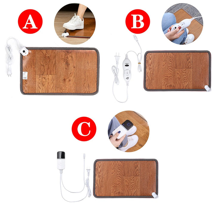 Lisslune | Heat Zone Adjustable Leather Foot Warmer Mat