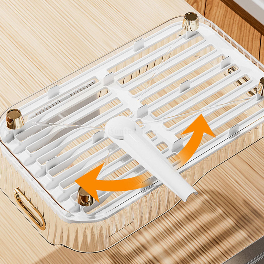 Lisslune | Kitchen Space Saving Dish Drainer Vegetable Basket