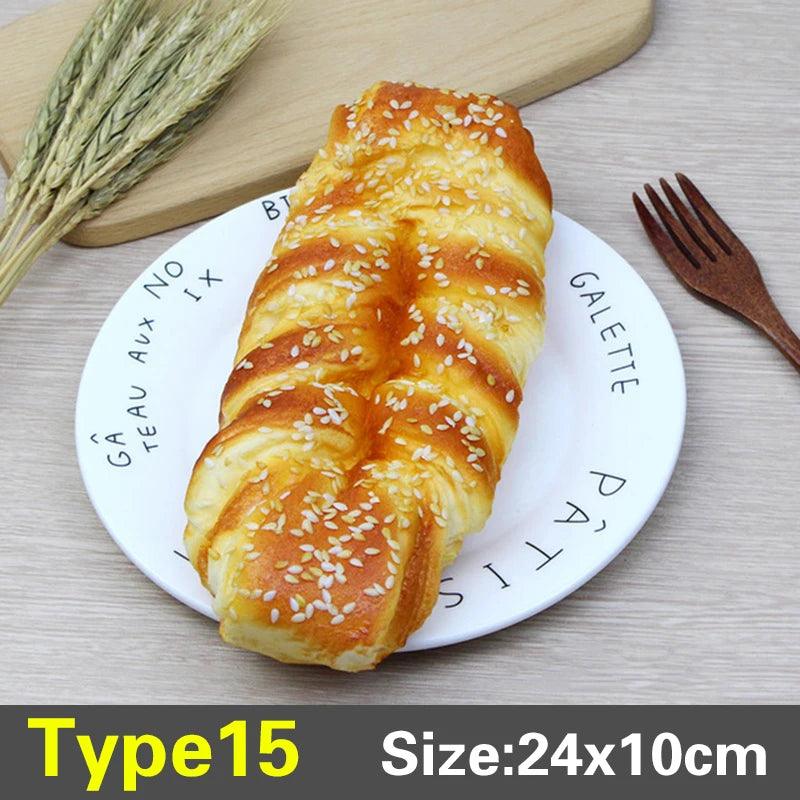 Lisslune | Elegant Artificial French Baguette Home Decoration for Kitchen and Display