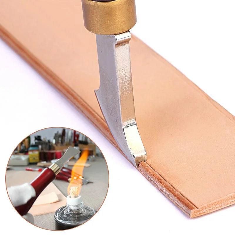 Lisslune | Premium stainless steel leather working tool set with precision edge and wire embedding function