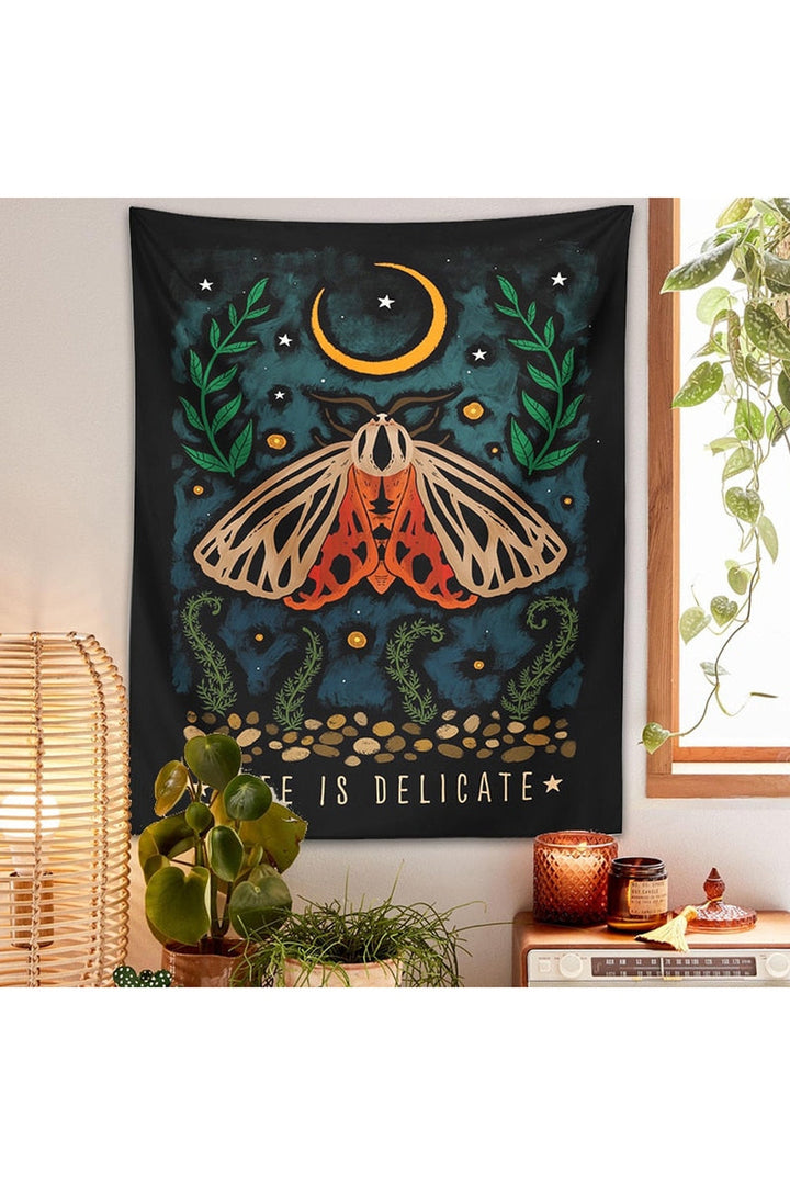 Lisslune | Moon Mushroom Tapestry