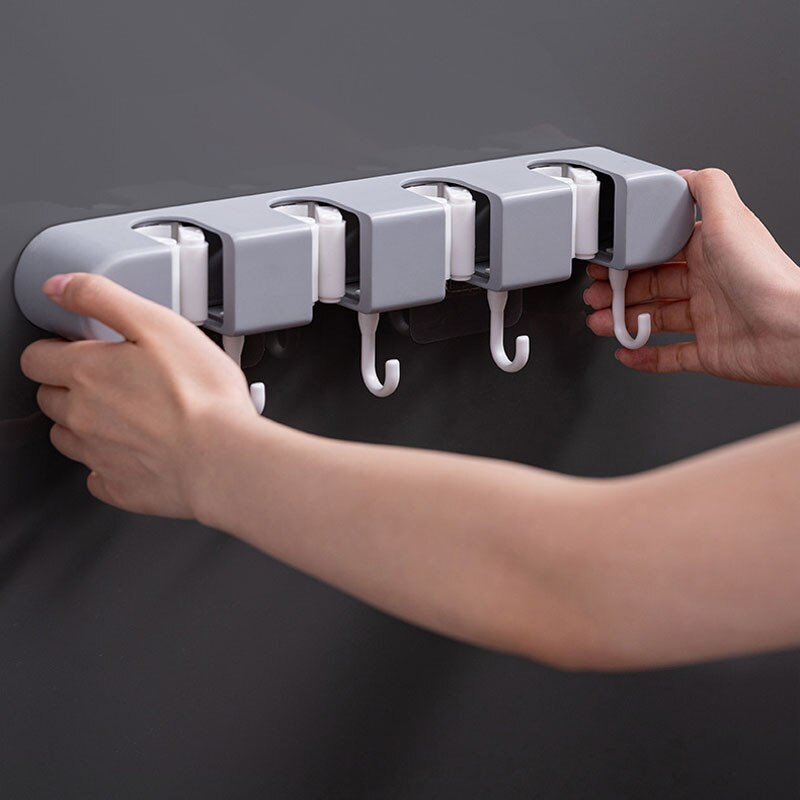 Lisslune | Ultra Clean Wall-Mounted Mop Storage Hook