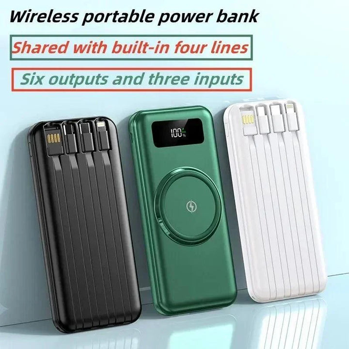 Lisslune | Ultra-High Capacity 200000 mAh Wireless Charger with Fast Charging and LED Display - Your Ultimate Power Companion