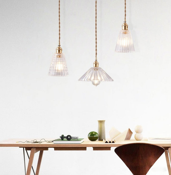 Lisslune | Nordic Brilliance Transparent Glass Pendant Lamp