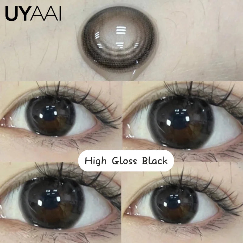 Rynx | 1 Pair Korean Color Contacts for Eyes Cosplay Lenses Large Eye Makeup Pink Lens
