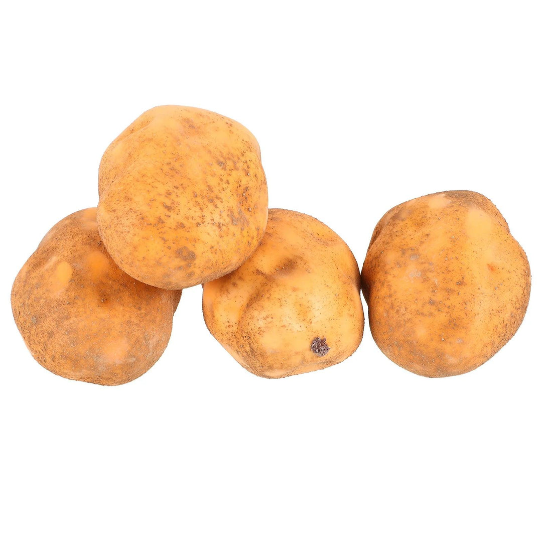 Lisslune | Set of 4 Realistic Foam Potato Models for Home Decoration and Learning Activities