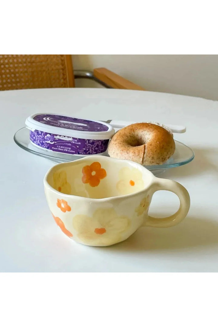 Lisslune | Flower ceramic mug