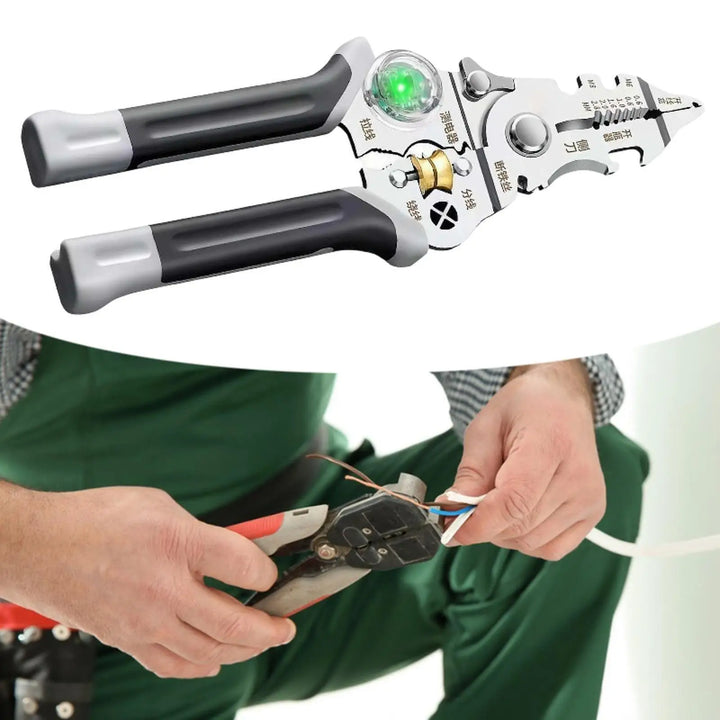 Lisslune | Multi-Task Wire Stripper Voltage Detector Plier