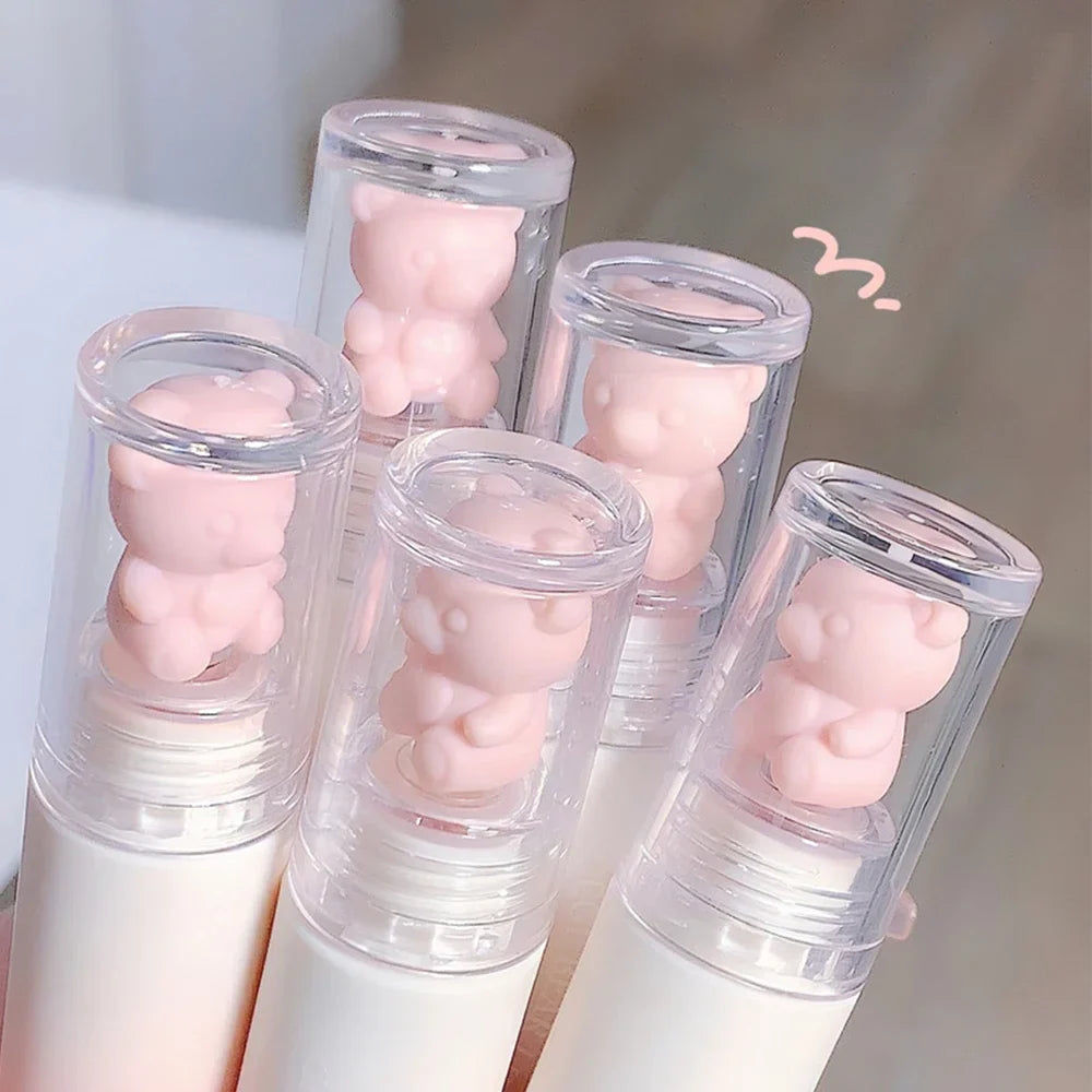 Rynx | Sweet Bear Velvet Lip Gloss Girl Matte Lip Glaze Waterproof Durable Chestnut Brown Lip Mud Korean Makeup Liquid Lipsticks
