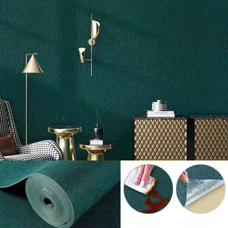 Lisslune | 3D Linen Self-Adhesive Waterproof Wall Sticker