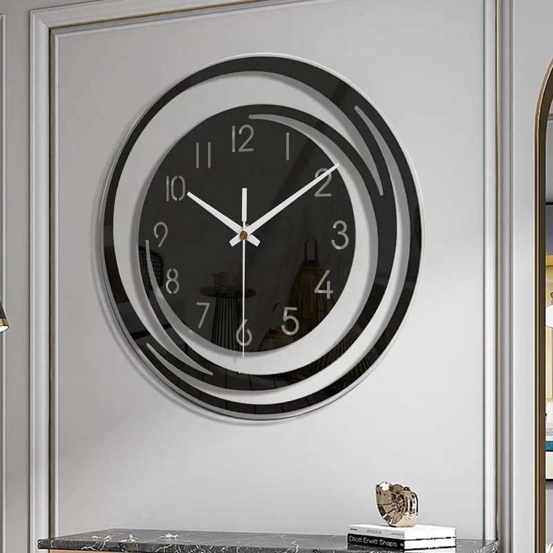 Lisslune | QuietRing – Modern round wall clock for elegant interiors