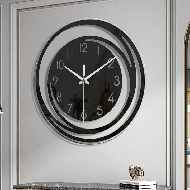 Lisslune | QuietRing – Modern round wall clock for elegant interiors