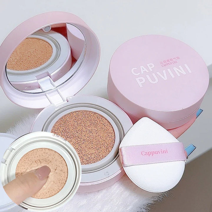 Rynx | Face foundation Air Cushion CC Cream Waterproof Brightening Foundation Concealer Cream Women Base Makeup Face Korean Cosmetics