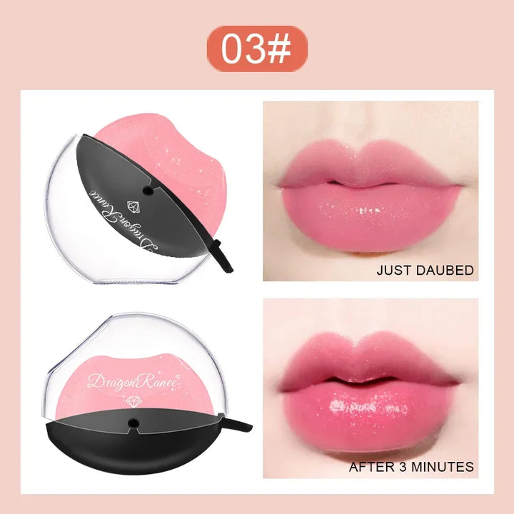 Rynx | Lazy Lipstick Pearl Light Temperature Color Changing Lip Shape Lipstick Velvet Moisturizing Lip Gloss Waterproof Non-Sticky Cup
