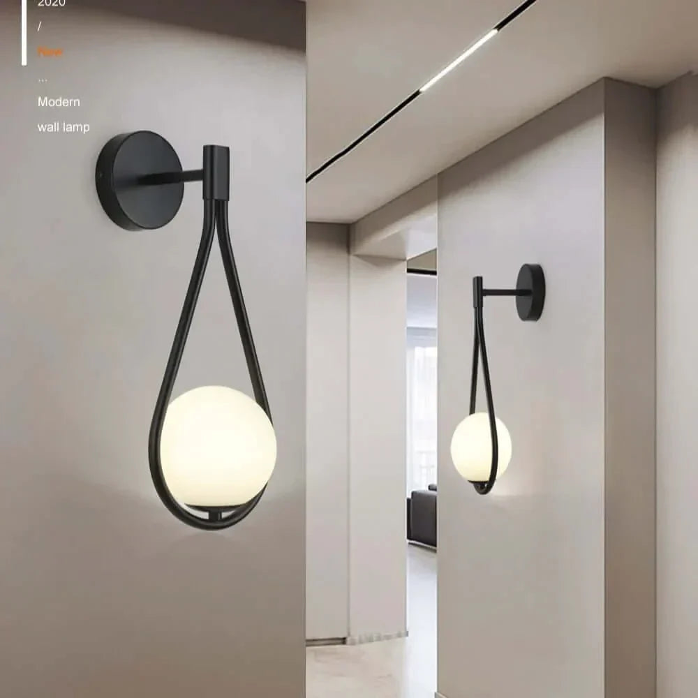 Lisslune | Drop Luxury Glass Balls Wall Lamp