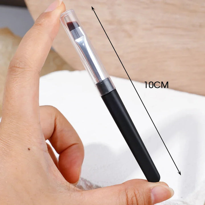 Rynx | Makeup Brush Eyeliner Brush Eyebrow Brush Eyeshadow Brush Portable Flat Fine Eyeliner Brow Contour Makeup Brush Makeup Tool
