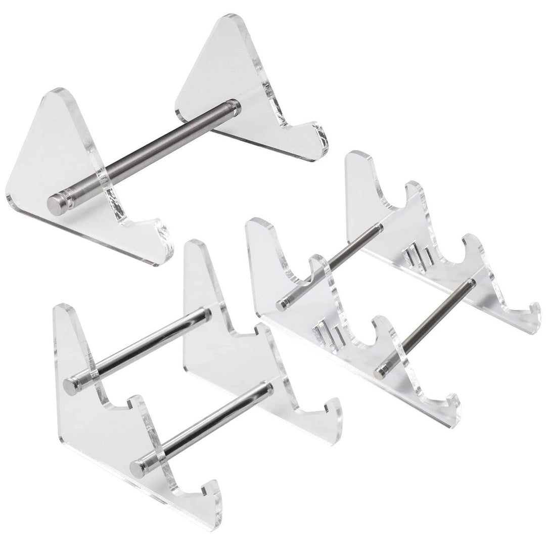 Lisslune | Striped 3-Tier Clear Acrylic Keyboard Display Holder