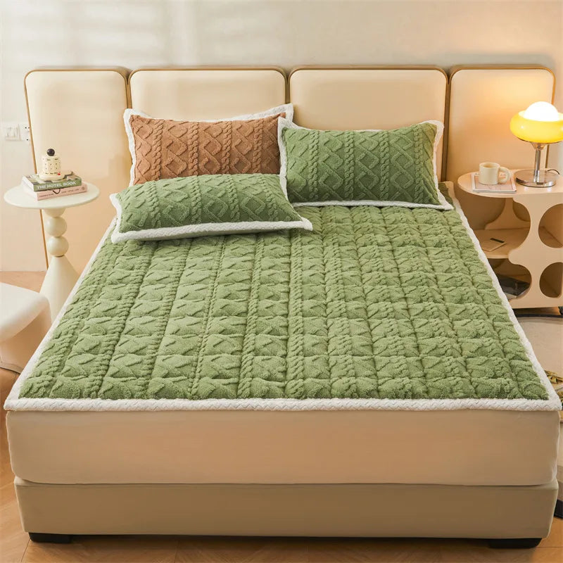 Lisslune | Thick Warm Winter Blanket Mattress Pad