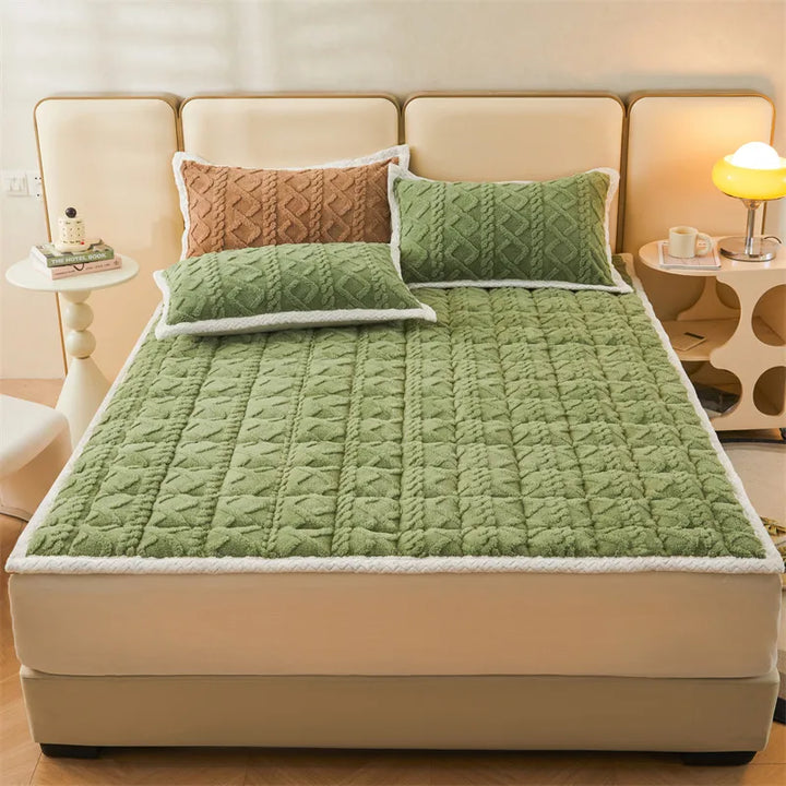 Lisslune | Thick Warm Winter Blanket Mattress Pad