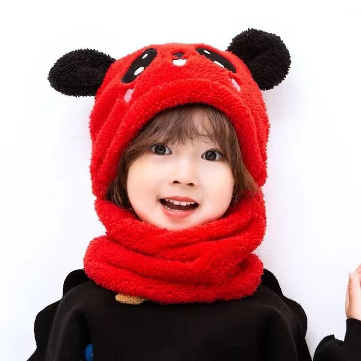 Lisslune | Bear children's hat with scarf and ears