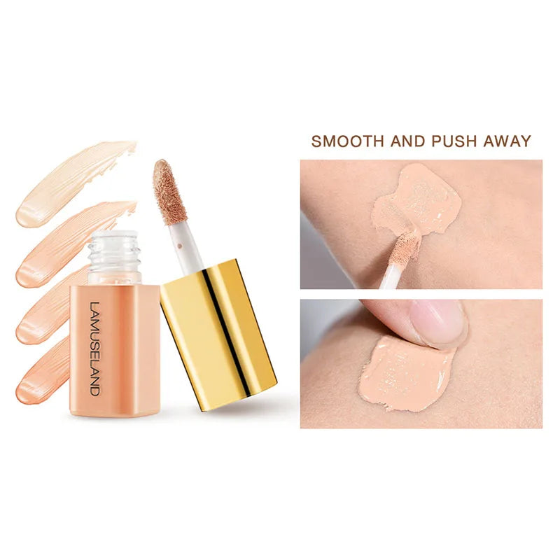 Rynx | Mini Liquid Concealer High Coverage Corrector Anti Dark Circles Freckles Waterproof Foundation Cream for Face Makeup Base Cosmetics
