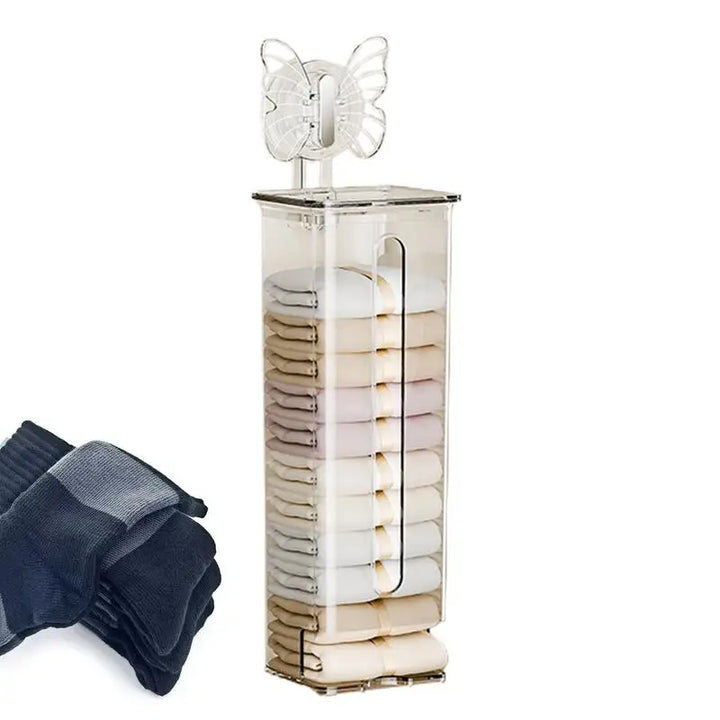 Lisslune | Transparent Multifunctional Wall-Mounted Sock Organizer