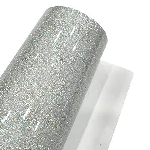 Lisslune | Glamorous Sparkle PU Synthetic Leather Craft Sheet with Mirror Finish