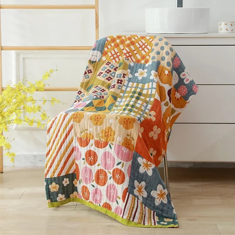 Lisslune | botanical print blanket