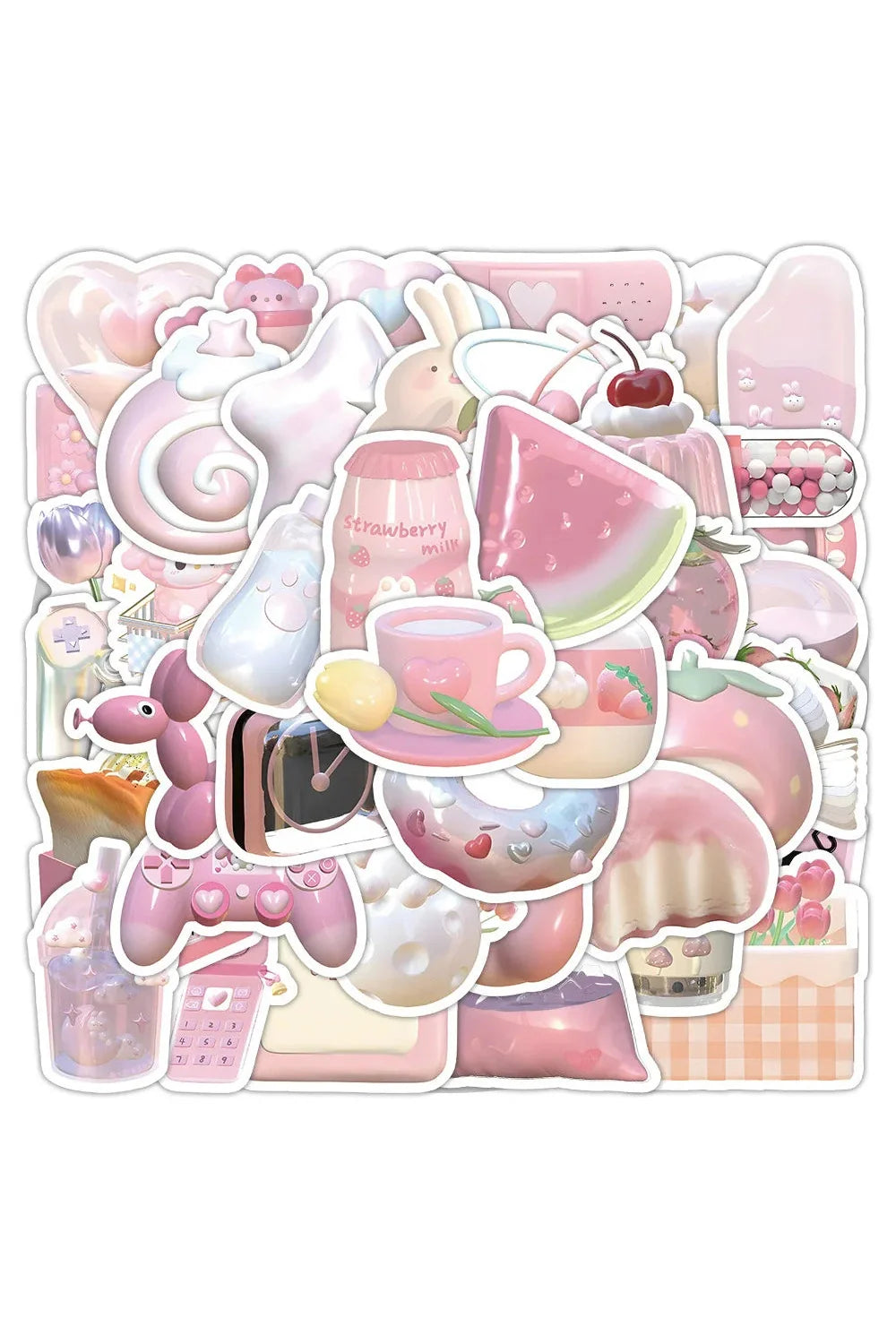 Lisslune | Pink Dream 3D Sticker