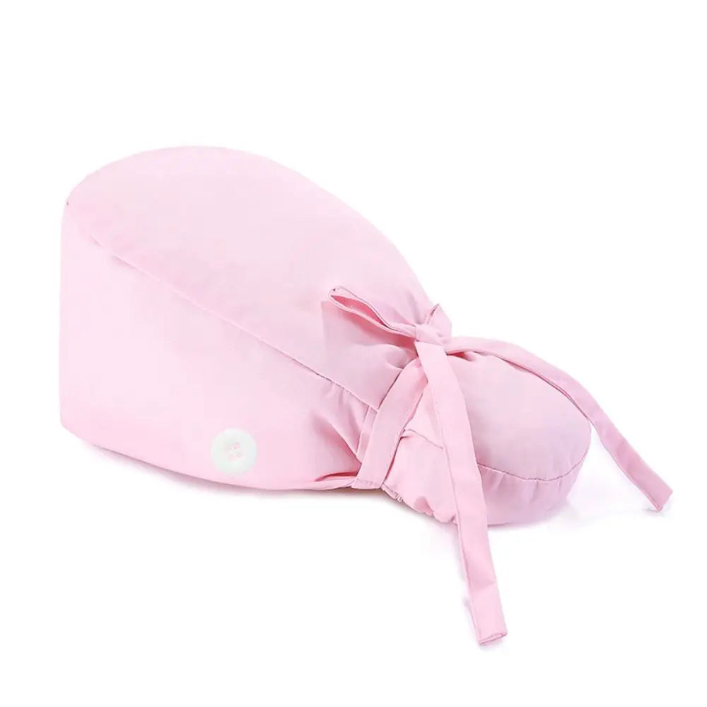 Lisslune | Adjustable surgical cap with ponytail holder and buttons