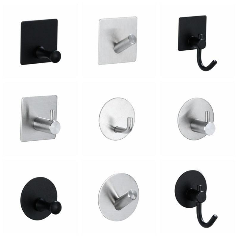 Lisslune | Modern Stainless Steel Towel Rack Set: Quick Installation, Stylish Versatility