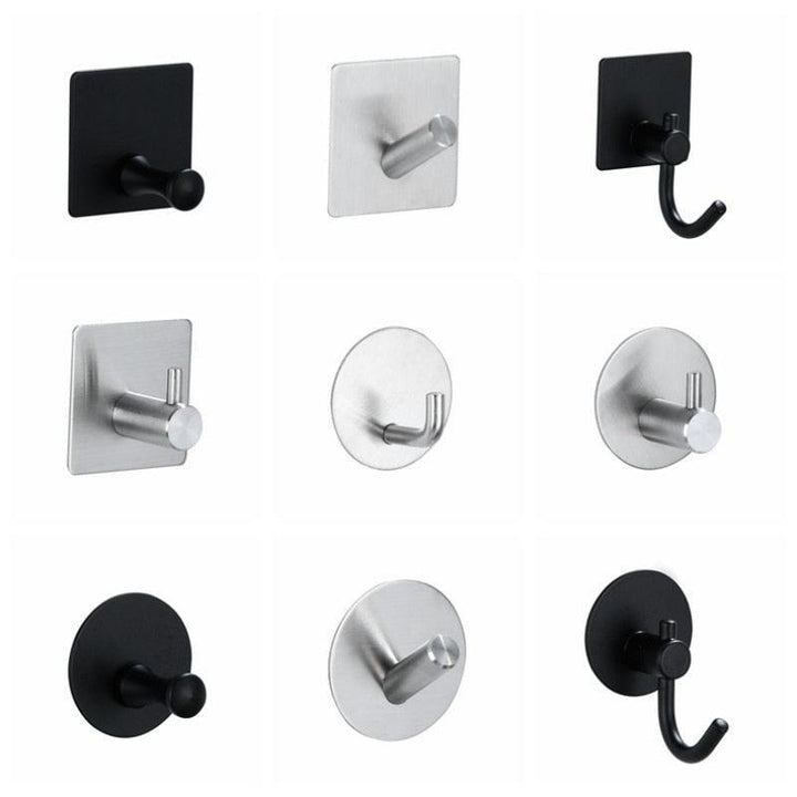 Lisslune | Modern Stainless Steel Towel Rack Set: Quick Installation, Stylish Versatility
