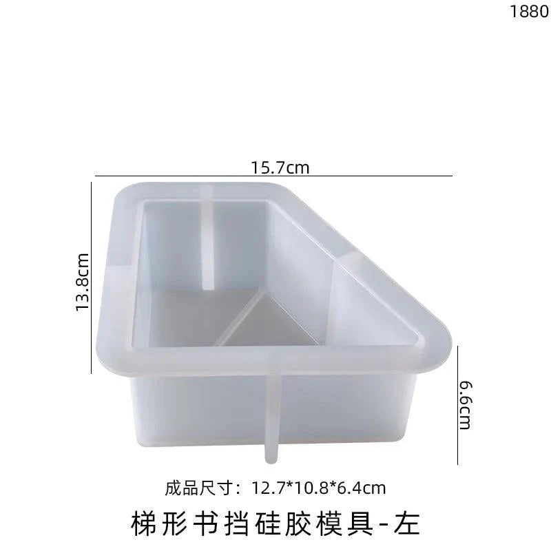 Lisslune | DIY Crystal Silicone Resin Molds – Large Cube, Heart, Round and Rectangular Geometry Molds for Resin Pouring