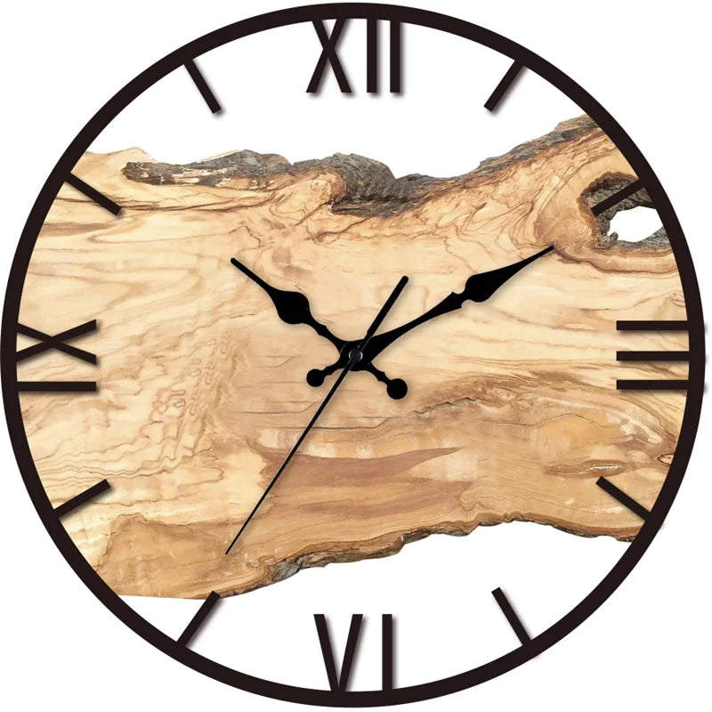 Lisslune | Silent wall clock made of acrylic and wood