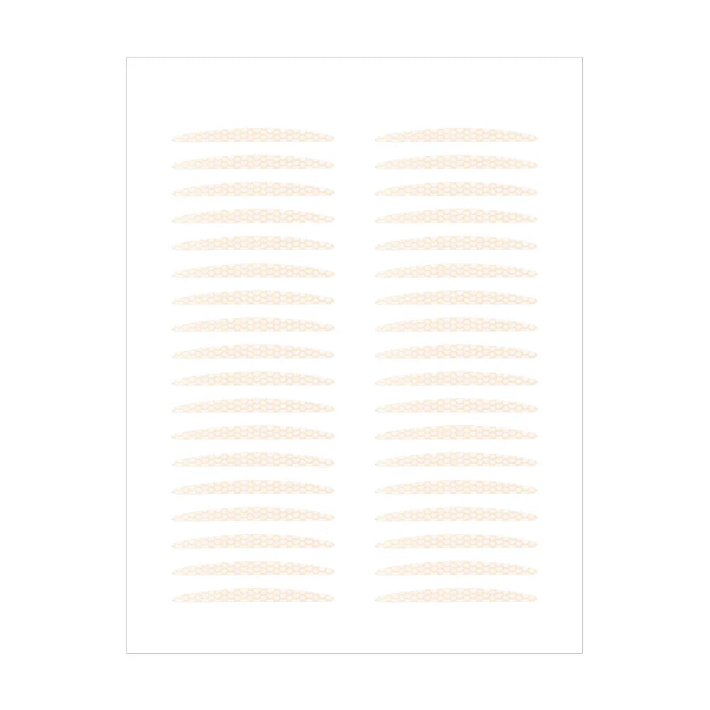 Rynx | Invisible Double Eyelid Patch Mesh Olive-shaped Eyelid Strips Self-adhesive Waterproof Sweat-resistant Natural Eyelifting Tape Makeup