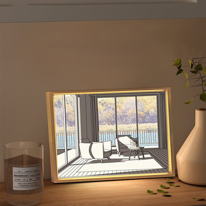 Lisslune | 2D Painting Art Lumina Creative LED Lamp