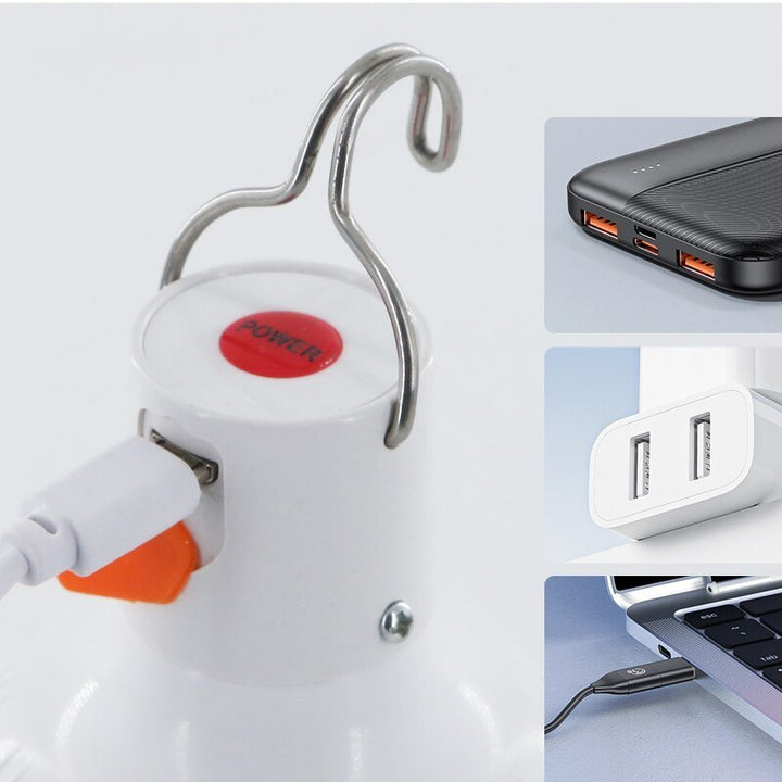 Lisslune | Portable rechargeable USB outdoor LED camping lamp (waterproof)