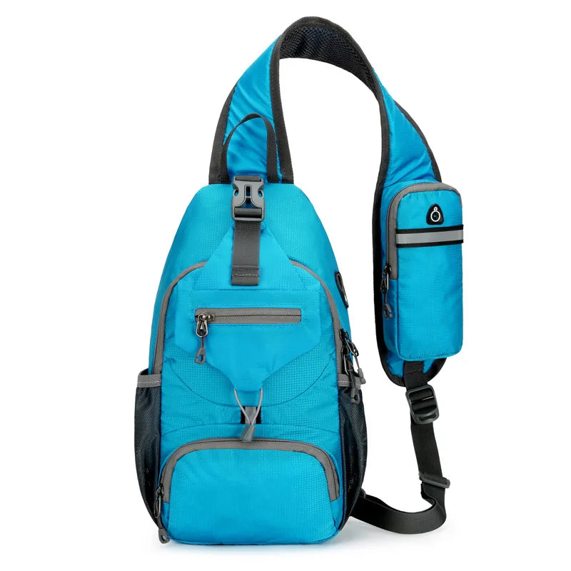 Lisslune | SecurePack | Anti-Theft Waterproof Multi-Pocket Shoulder Backpack – Lightweight Crossbody Travel Bag