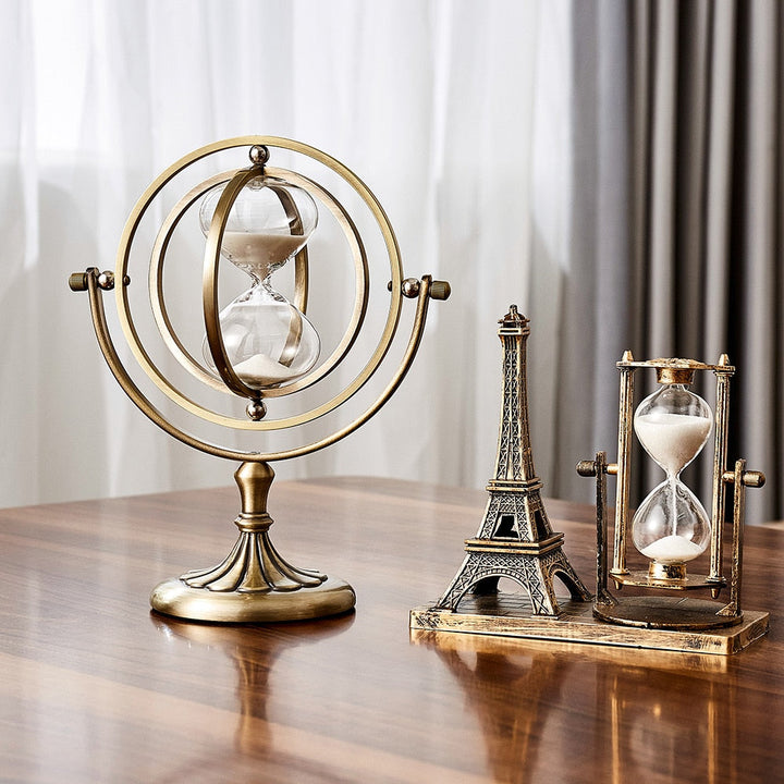 Lisslune | Time Charmer Metal Hourglass Decor