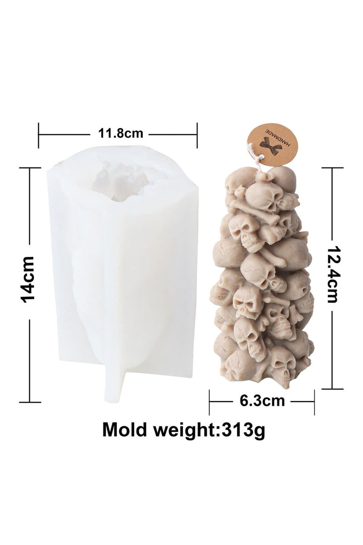 Lisslune | Skeleton Tower Candle Shape